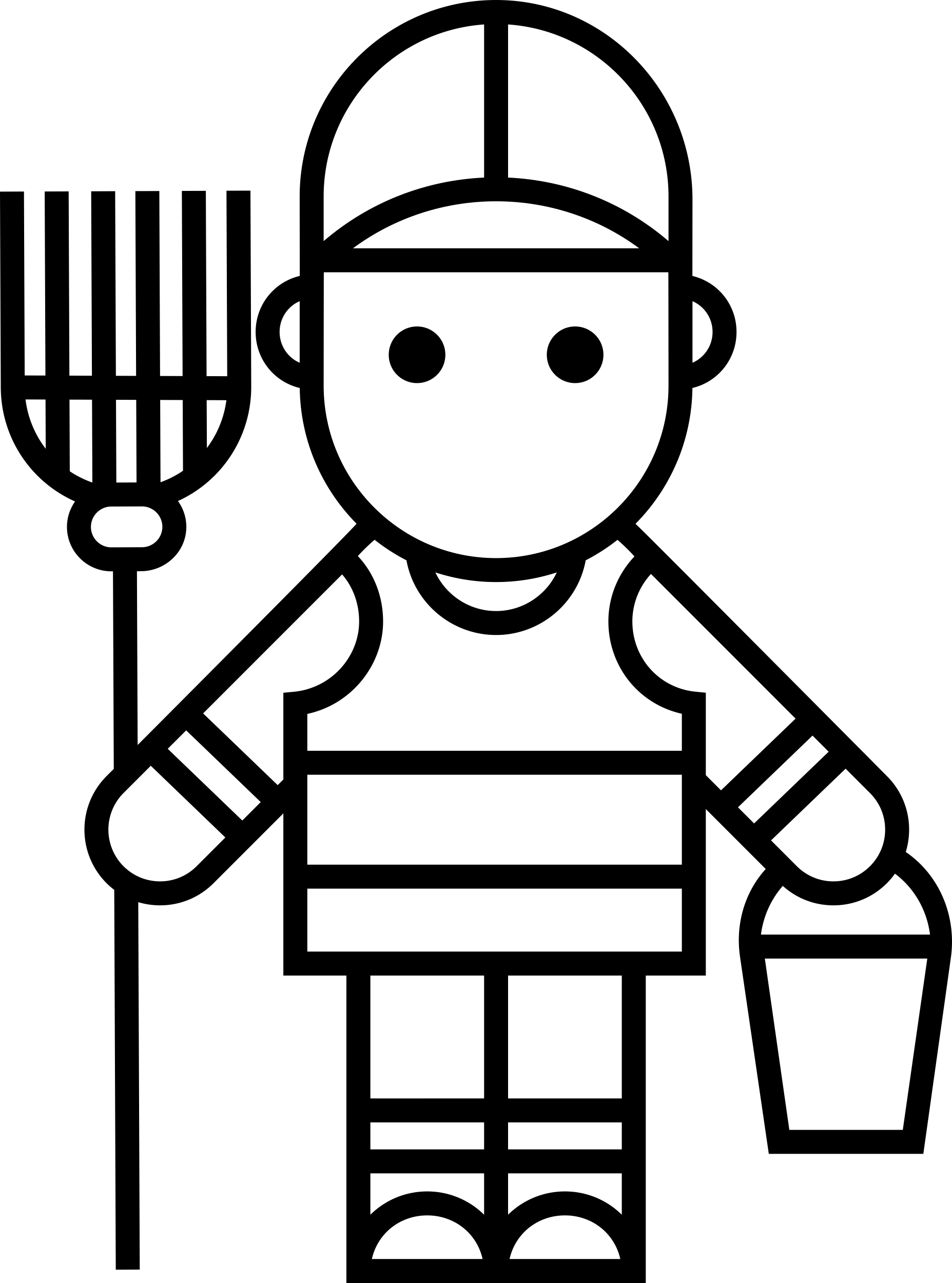 Man Cleaner Tracing Svg Vector Free Vectors